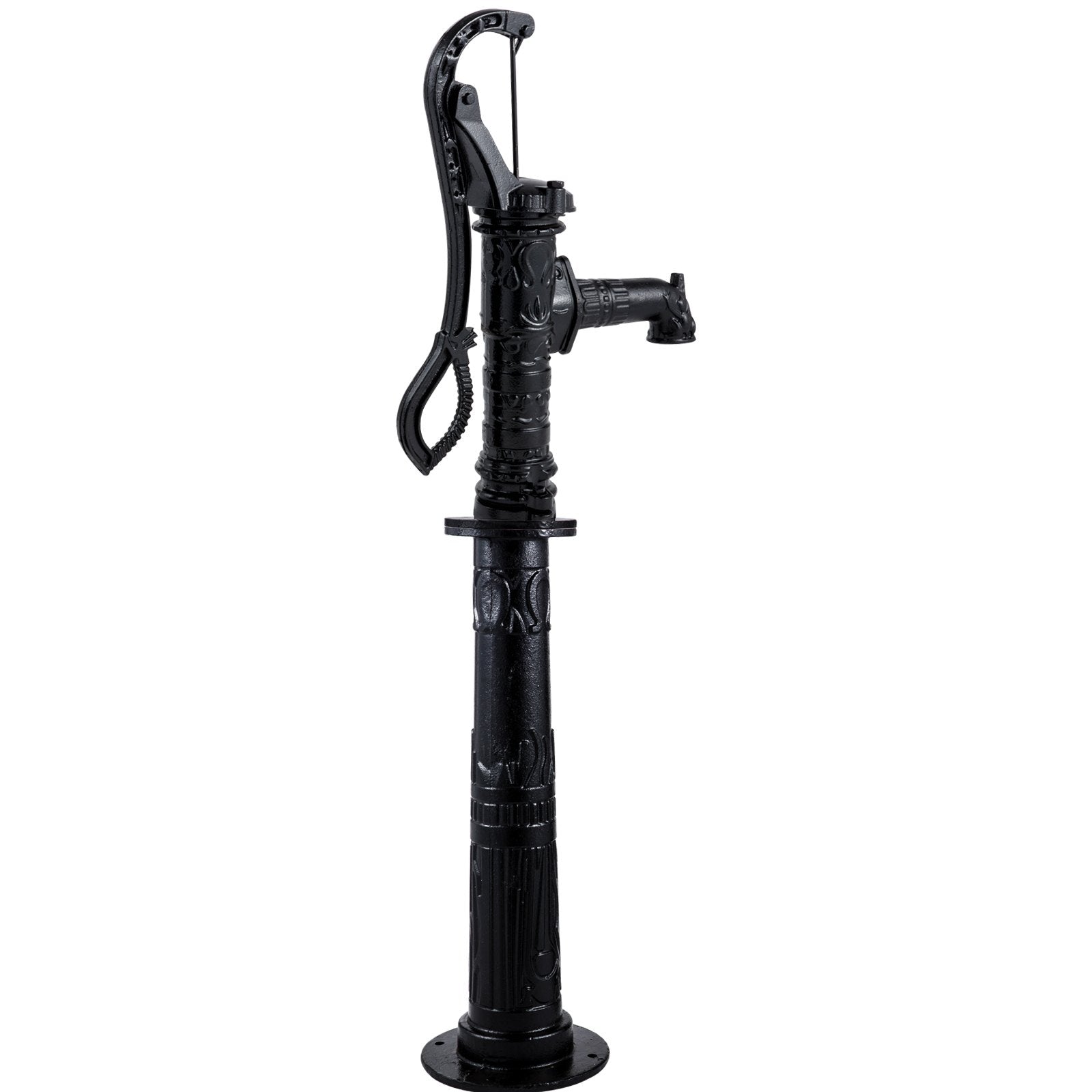 VEVOR Hand Water Pump w/ Stand, 15.7 x 9.4 x 53.1 inch Pitcher Pump & 26 inch Pump Stand w/ Pre-set 1/2