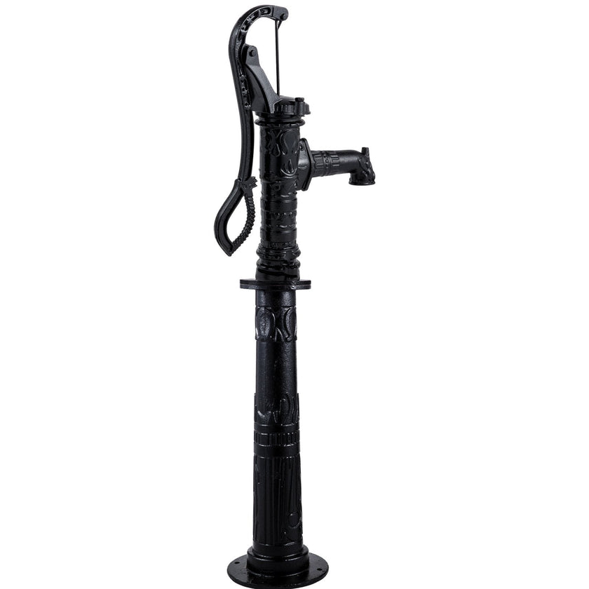 VEVOR Hand Water Pump w/ Stand, 15.7 x 9.4 x 53.1 inch Pitcher Pump & 26 inch Pump Stand w/ Pre-set 1/2