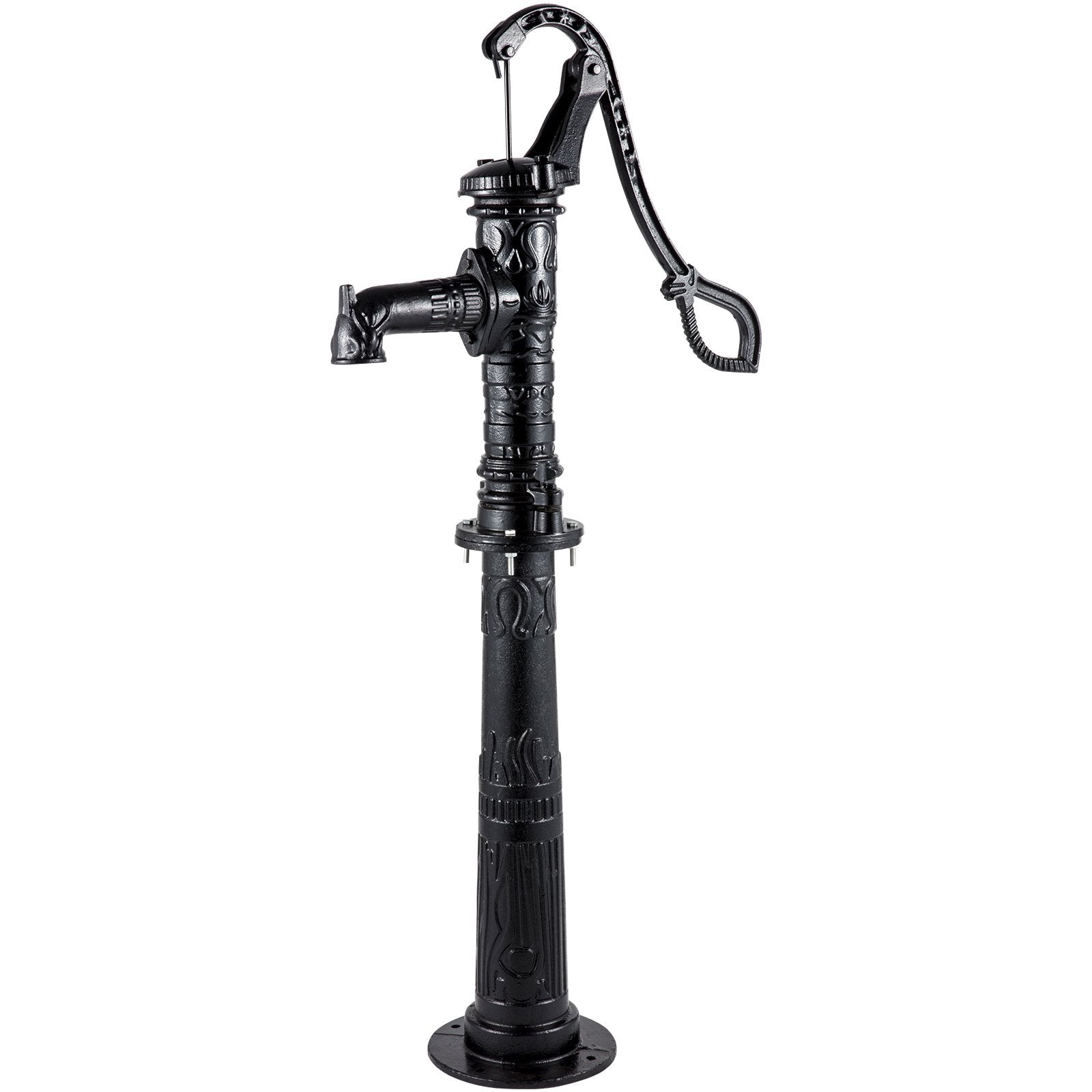 VEVOR Hand Water Pump w/ Stand, 15.7 x 9.4 x 53.1 inch Pitcher Pump & 26 inch Pump Stand w/ Pre-set 1/2