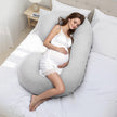 VEVOR Pregnancy Pillow C-Shaped Full Body Maternity Pillow Soft and Breathable