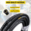 VEVOR Hydraulic Hose 1/4 inch x 100 ft, Coiled Hydraulic Hose 5800 PSI, Rubber Hydraulic Hose with 2 High-Tensile Steel Wire Braid, Bulk Hydraulic Hose -20? to 140?, Hydraulic Oil Flexible Hose