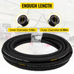 VEVOR Hydraulic Hose 1/4 inch x 100 ft, Coiled Hydraulic Hose 5800 PSI, Rubber Hydraulic Hose with 2 High-Tensile Steel Wire Braid, Bulk Hydraulic Hose -20? to 140?, Hydraulic Oil Flexible Hose