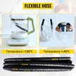 VEVOR Hydraulic Hose, Coiled Hydraulic Hose 50 ft, Bulk Hydraulic Hose 3120 PSI