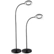 VEVOR 5X Floor Magnifying Glass with Light and Stand Flexible Gooseneck LED