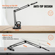VEVOR Magnifying Glass with Light & Base 5X Magnifying Lamp 4.3