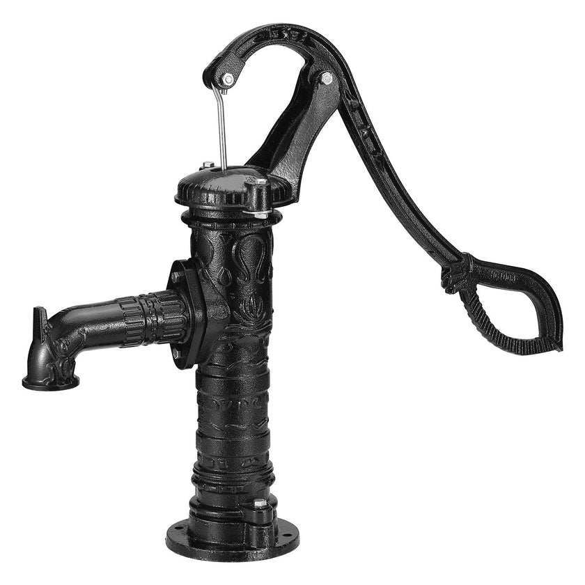 VEVOR Antique Well Hand Pitcher Pump, 22 ft Maximum Lift, Cast Iron Manual Hand Water Pump with Ergonomic Handle G1-5/8