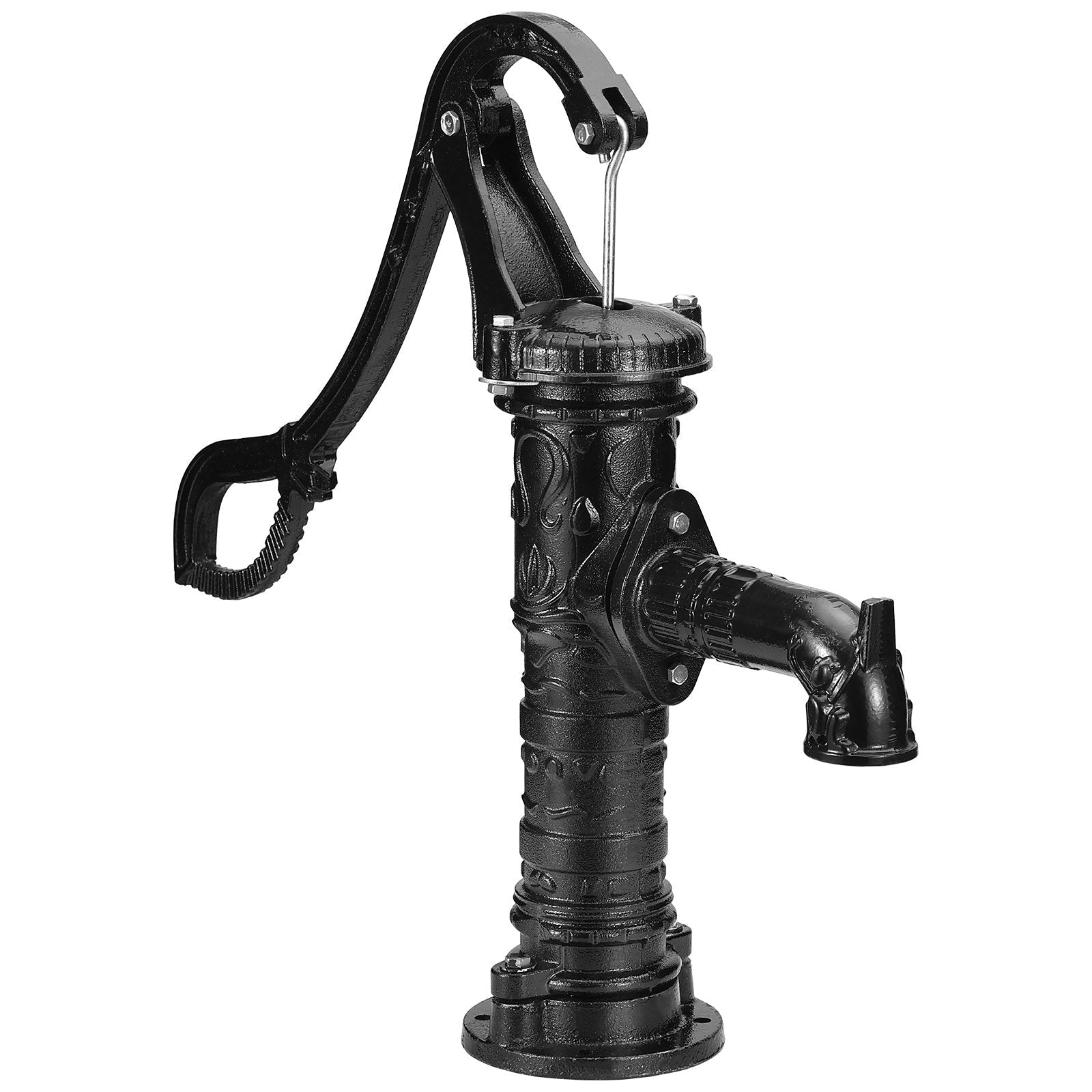 VEVOR Antique Well Hand Pitcher Pump, 22 ft Maximum Lift, Cast Iron Manual Hand Water Pump with Ergonomic Handle G1-5/8