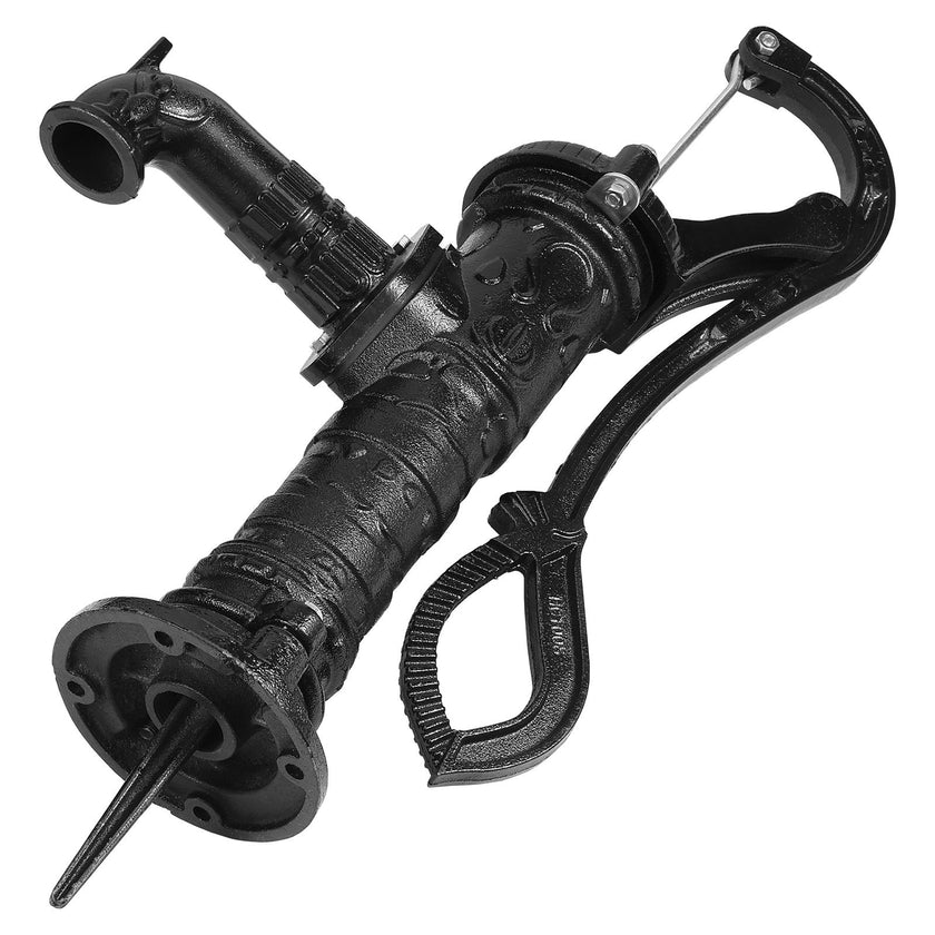 VEVOR Antique Well Hand Pitcher Pump, 22 ft Maximum Lift, Cast Iron Manual Hand Water Pump with Ergonomic Handle G1-5/8