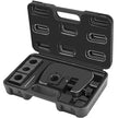 VEVOR 7843B Manual A/C Hose Crimper Kit,Handheld Air Hose Crimper Tool Kit with 4 Dies Whole Set #6#8#10#12,A/C Hose Crimper Repair Tool Kit Die Set,for Crimping Automotive Air Conditioning Pipes
