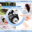 VEVOR 2 Speed SPA Pump, 48-Frame, AC 110-120V Hot Tub SPA Pump, 1.5HP/150GPM/42.65ft High Speed or 0.46HP/70GPM/9.18ft Low Speed, 2