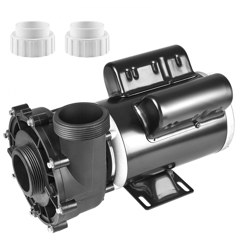 VEVOR 2 Speed SPA Pump, 48-Frame, AC 110-120V Hot Tub SPA Pump, 1.5HP/150GPM/42.65ft High Speed or 0.46HP/70GPM/9.18ft Low Speed, 2