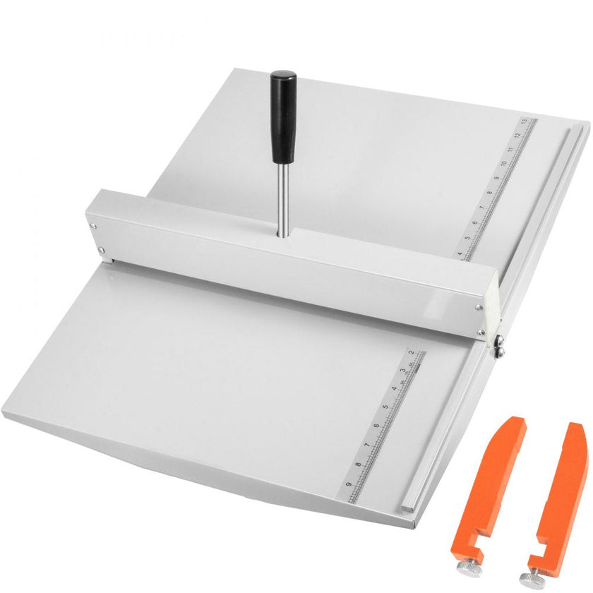 VEVOR Manual Creaser 18Inch 460mm Creasing Machine High Gloss Covers Heavy Duty Creaser with 2 Magnetic Block for A4 Paper Card