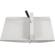 VEVOR Manual Creaser 18Inch 460mm Creasing Machine High Gloss Covers Heavy Duty Creaser with 2 Magnetic Block for A4 Paper Card