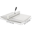 VEVOR Manual Creaser 18Inch 460mm Creasing Machine High Gloss Covers Heavy Duty Creaser with 2 Magnetic Block for A4 Paper Card