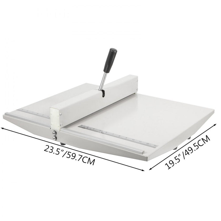 VEVOR Manual Creaser 18Inch 460mm Creasing Machine High Gloss Covers Heavy Duty Creaser with 2 Magnetic Block for A4 Paper Card