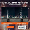 VEVOR Cold Spark Firework Machine 500W 6.6-13ft Stage DJ Wedding Event Party