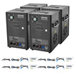 VEVOR Cold Spark Firework Machinex4 700W 6.6-16.4ft Stage DJ Wedding Event Party