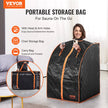 VEVOR Sauna Blanket for Detoxification, 1050W Portable Far Infrared Sauna Tent for Home, 104- 167?, 1-60 Minutes Timer , Personal Sauna Box for Home Spa Indoor Black 27.56 x 31.5 x 38.58 inch