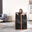 VEVOR Sauna Blanket for Detoxification, 1050W Portable Far Infrared Sauna Tent for Home, 104- 167?, 1-60 Minutes Timer , Personal Sauna Box for Home Spa Indoor Black 27.56 x 31.5 x 38.58 inch