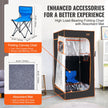 VEVOR Sauna Tent Far Infrared 1400W Personal Home Spa Loss Weight Detox Therapy