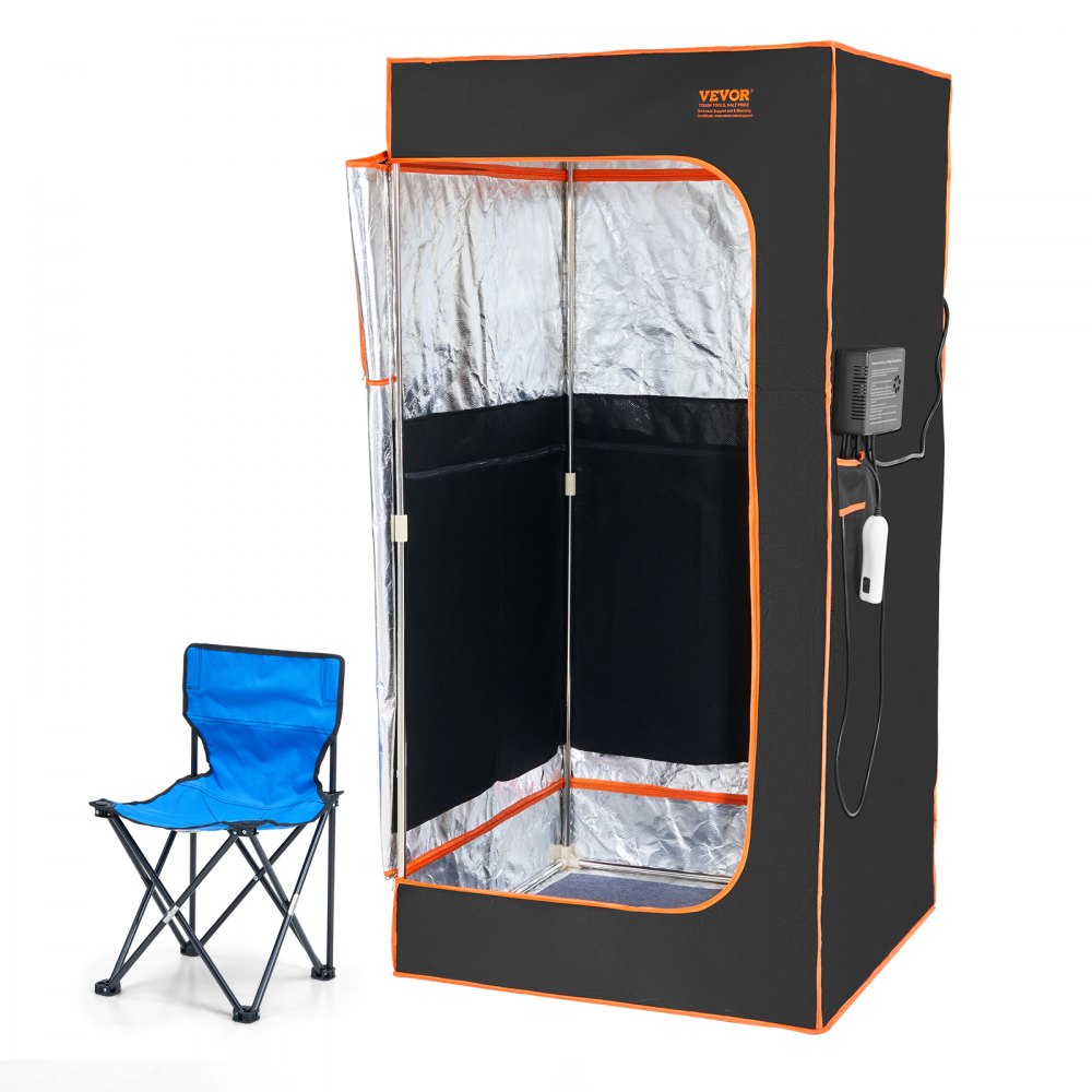 VEVOR Sauna Tent Far Infrared 1400W Personal Home Spa Loss Weight Detox Therapy