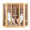 VEVOR Far Infrared Wooden Sauna Room Home Sauna Spa for 3 to 4 Person 2470W