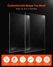 VEVOR 2-Pack Plexiglass Acrylic Sheets 24 x 48 In Plastic Sheets 1/8 In Thick