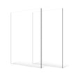 VEVOR 2-Pack Plexiglass Acrylic Sheets 24 x 48 In Plastic Sheets 1/8 In Thick