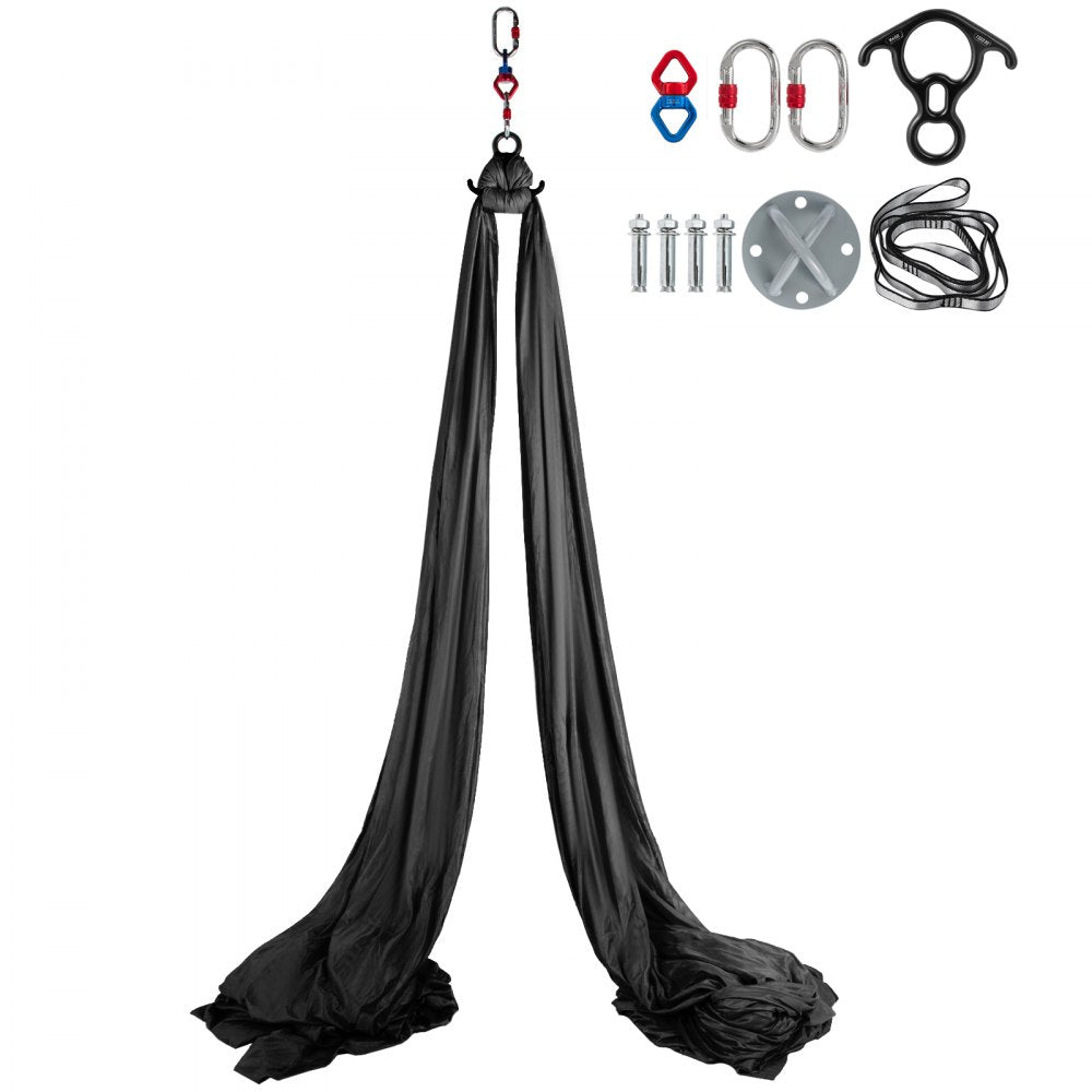 Aerial Trapeze Hammock 11 Yards fit Yoga Swing Stand Antigravity Silks 10Mx2.8M