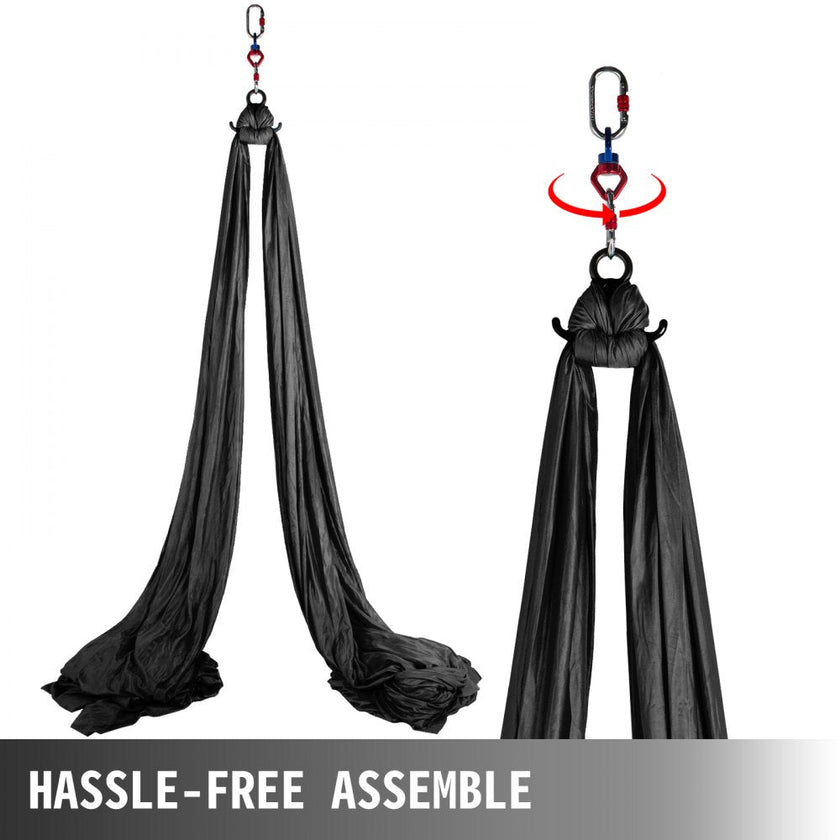 Aerial Trapeze Hammock 11 Yards fit Yoga Swing Stand Antigravity Silks 10Mx2.8M