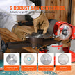 VEVOR Circular Saw Blade Sharpener, 370W Rotary Angle Mill Grinder, 3600RPM Saw Blade Grinding Sharpening Machine with 6 Saw Centerings, 5-inch Grinding Wheel for Carbide Tipped Saw Blades