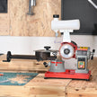 VEVOR Circular Saw Blade Sharpener, 370W Rotary Angle Mill Grinder with Water Tank, Water Injection Grinding Sharpening Machine & 6 Saw Centerings, 5-inch Grinding Wheel for Carbide Tipped Saw Blades