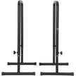 VEVOR Dip Bars, 440 lbs Capacity, Heave Duty Dip Stand Station with Adjustable Height, Fitness Workout Dip Bar Station Stabilizer Parallette Push Up Stand, Parallel Bars for Strength Training Home Gym