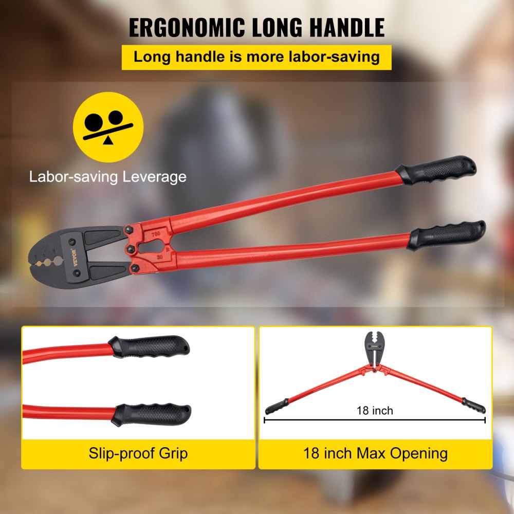 VEVOR 30 Inch Hand Swager Crimper 3 Cavity 5/32 1/4 5/16inch Swaging Tool for Copper Aluminum Oval Sleeves and Stop Sleeves Wire Rope Crimping Tool Propress Swage Tool Long Handle Labor Save