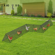 VEVOR Chicken Tunnels, 287 x 78.7 x 24.2 inch(LxWxH) Chicken Tunnels for Yard, Portable Chicken Tunnels for Outside with Corner Frames, 2 Sets, Suitable for Chickens, Ducks, Rabbits