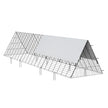 VEVOR Chicken Tunnels, 118.1 x 28 x 24.2 inch (LxWxH) Chicken Tunnels for Yard, Portable Chicken Tunnels for Outside Easy Installation, Chicken Coop Run, Suitable for Chickens, Ducks, Rabbits