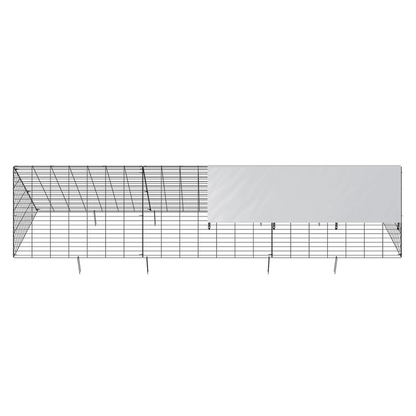 VEVOR Chicken Tunnels, 118.1 x 28 x 24.2 inch (LxWxH) Chicken Tunnels for Yard, Portable Chicken Tunnels for Outside Easy Installation, Chicken Coop Run, Suitable for Chickens, Ducks, Rabbits
