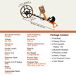 VEVOR Waterproof Metal Detector, 12