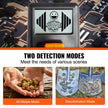 VEVOR Metal Detector for Kids, 6 Inch Waterproof Search Coil with LCD Display, Adjustable 26''-36'' Gold Detector, Lightweight Carbon Fiber Stem for Junior & Youth Detecting Gold Coin Treasure