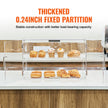 VEVOR Pastry Display Case, 2-Tier Commercial Countertop Bakery Display Case, Acrylic Display Box with Rear Door Access & Removable Shelves, Keep Fresh for Donut Bagels Cake Cookie, 22