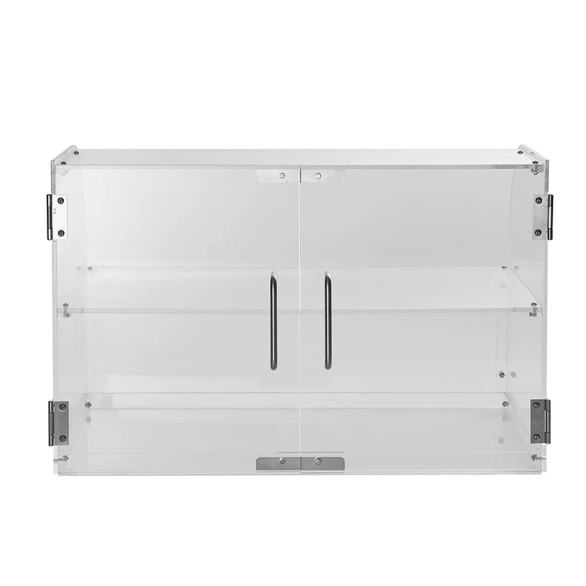 VEVOR Pastry Display Case, 2-Tier Commercial Countertop Bakery Display Case, Acrylic Display Box with Rear Door Access & Removable Shelves, Keep Fresh for Donut Bagels Cake Cookie, 22