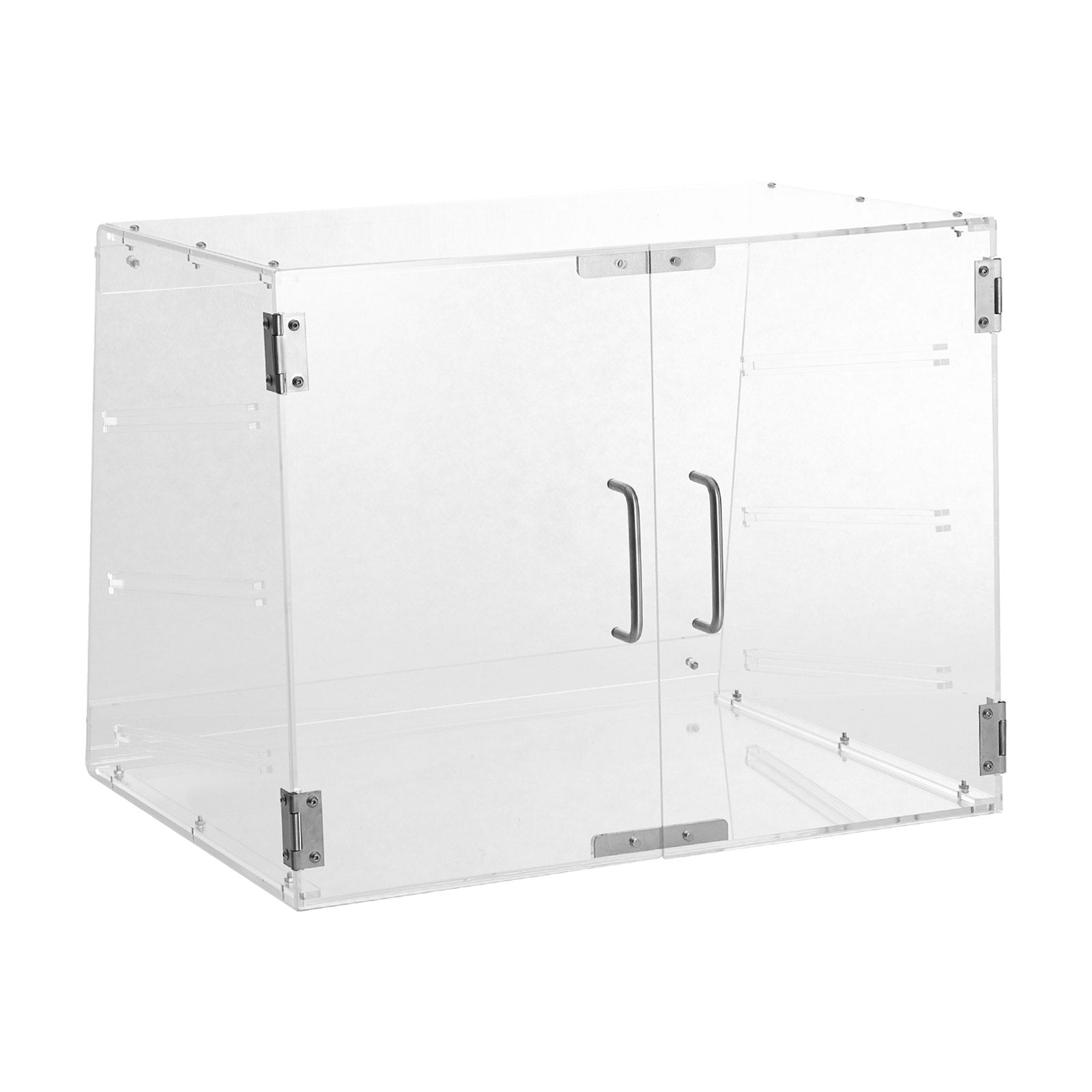 VEVOR Pastry Display Case, 3-Tier Commercial Countertop Bakery Display Case, Acrylic Display Box with Rear Door Access & Removable Shelves, Keep Fresh for Donut Bagels Cake Cookie, 20.7