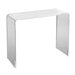 VEVOR Acrylic Console Table, Clear Acrylic End Table, Transparent Acrylic Side Table 37.95x15x29.13 inch, for Foyer, Living Room, Dining Room
