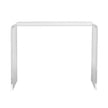 VEVOR Acrylic Console Table, Clear Acrylic End Table, Transparent Acrylic Side Table 37.95x15x29.13 inch, for Foyer, Living Room, Dining Room