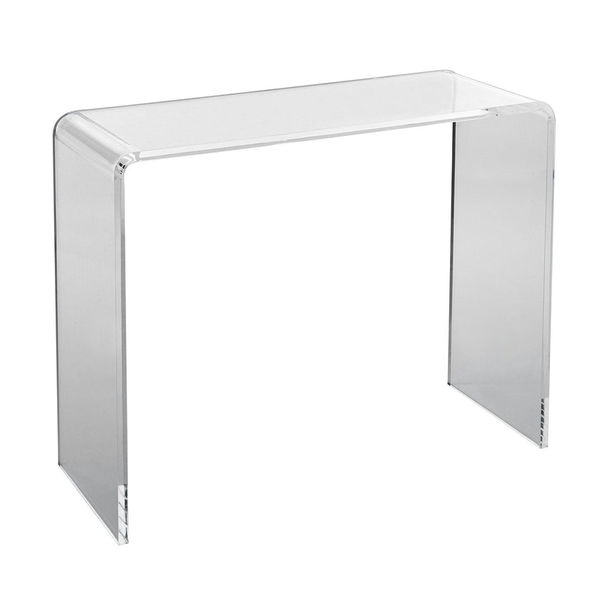 VEVOR Acrylic Console Table, Clear Acrylic End Table, Transparent Acrylic Side Table 37.95x15x29.13 inch, for Foyer, Living Room, Dining Room