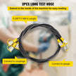 VEVOR Hydraulic Pressure Test Kit 25/40/60MPa, Hydraulic Test Gauge Kit with 6 Couplings, Hydraulic Gauge Kit Made of 304 Stainless Steel, for Excavator Construction Machinery, Green