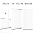 VEVOR Floor Standing Sneeze Guard, 48\