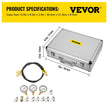 Hydraulic Pressure Gauge Test Kit 9000 Psi Tester No Distortion Construction