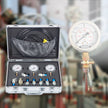Hydraulic Pressure Gauge Test Kit 9000 Psi Tester No Distortion Construction