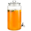 VEVOR Beverage Dispenser, 2 Gallon Drink Dispensers for Parties, Glass Juice Dispenser with Stainless Steel Spigot, Iced Tea Lemonade Juice Water Dispenser, for Restaurants, Hotels, Parties